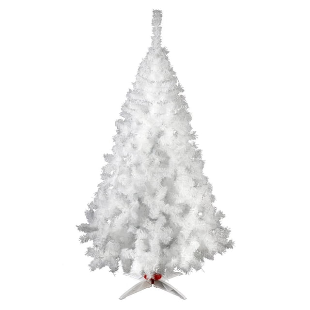 Árbol de Navidad Naviplastic Boston color Blanco de 190 cm