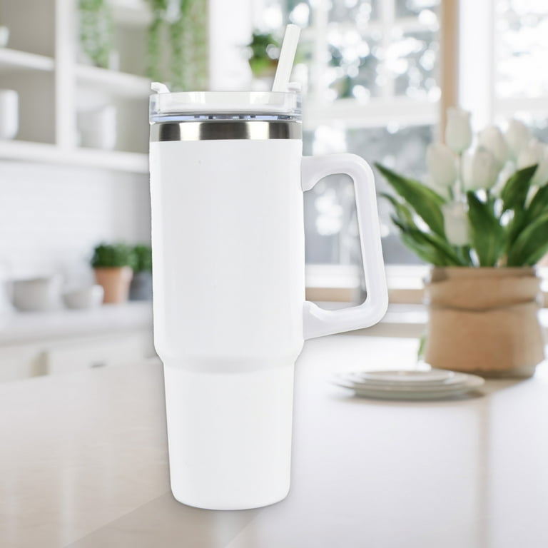 New View Gifts 30 oz Tumbler Mug with Lid and Straw, Reusable