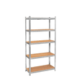 thumbnail image 3 of ESTANTE METALICO ORGANIZADOR DE 5 NIVELES 180x40x90 cm 5 Estantes Ajustables Xtellar plateado, 3 of 3
