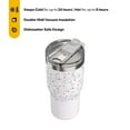 thumbnail image 3 of RTIC 30 oz Ceramic Lined Insulated Essential Tumbler, Leak-Resistant Lid, Christmas, Holiday, Mistletoe, 3 of 8