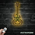 thumbnail image 5 of Craftnamesign Guitar Player Metal Wall Art LED Light, Guitarist Sign Home Decor, 5 of 5