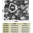 thumbnail image 4 of Janet Music Jackson Blanket Flannel Super Soft Throw Blanket Lightweight Blankets for Bed Sofa All Season Gift 60"x50", 4 of 6
