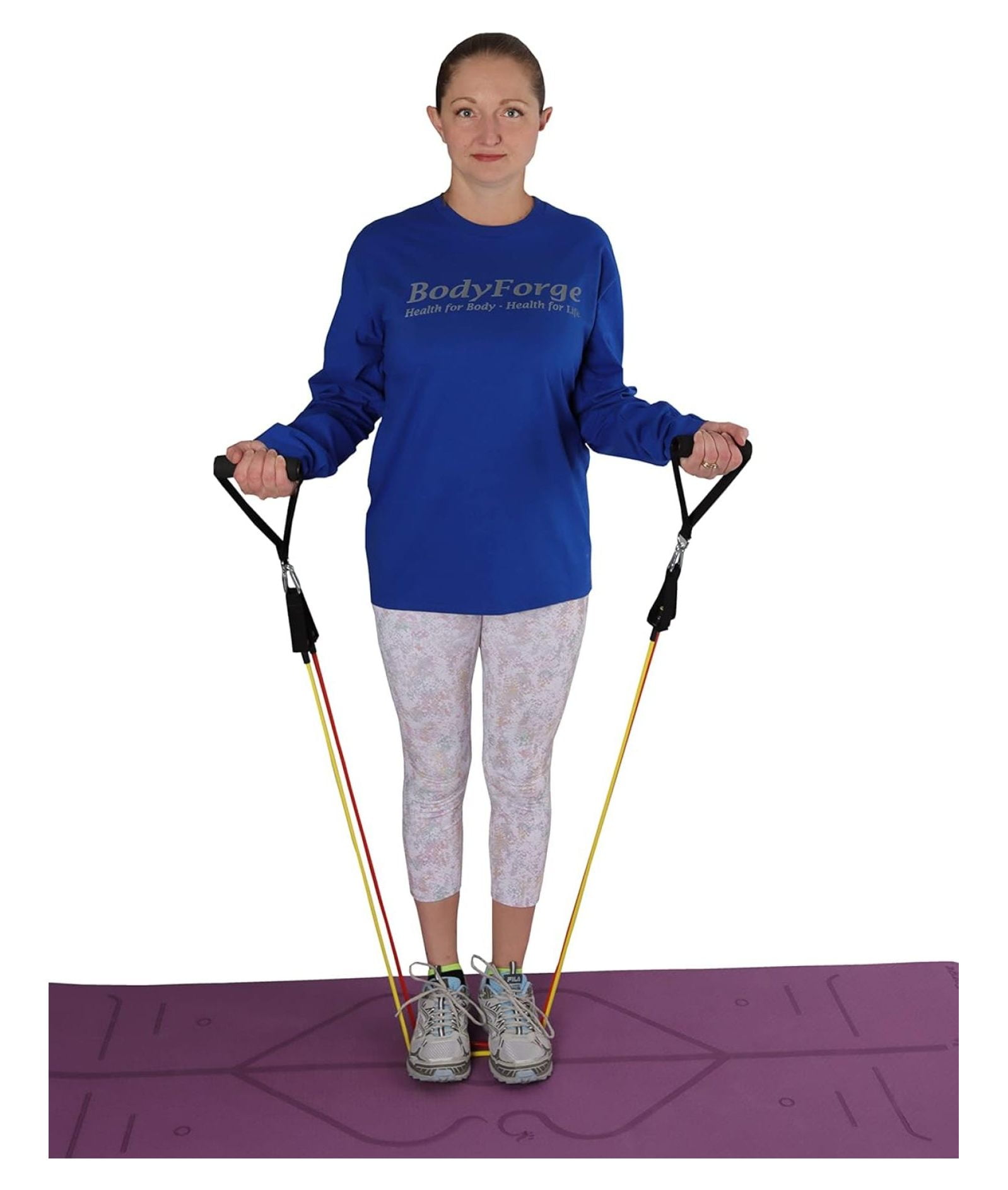 BodyForge Resistance Bands, Exercise Bands，Resistance Bands for Working Out, Work Out Bands with Handles for Men and Women Fitness, Strength Training Home Gym Equipment
