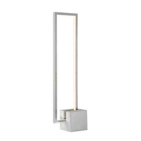Lite Source Ls-23413 Fantica 25  Tall Integrated Led Column Table Lamp - Silver