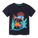 thumbnail image 1 of Gibobby Blusas Elegantes Para Niños Camiseta de verano para niños con estampado de animales de dibujos animados, camiseta de manga corta con cuello redondo, informal para sali(Negro, 18-24 Meses), 1 of 4