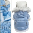 thumbnail image 2 of Pet Life ® Classic Metallic Fashion 3M Insulated Dog Coat Parka w/ Removable Hood, 2 of 7