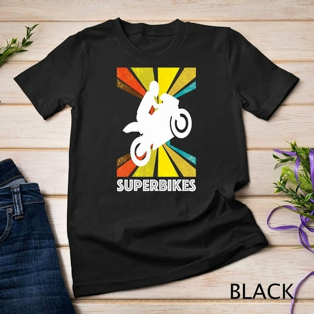 ALVORD T-Shirt Vintage Super Moto Championnat de Course Unisexe P-5TG