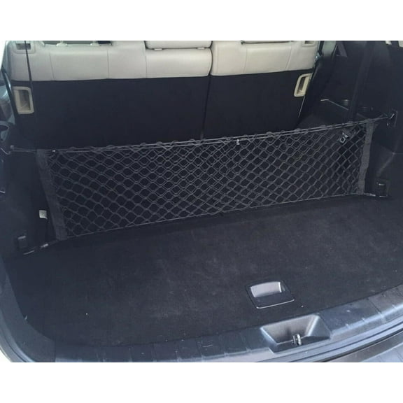 EACCESSORIES EA Trunk Organizer Cargo Net for Honda Pilot 2003-2008 – Envelope Style Cargo Net for SUV – Premium Mesh Elastic Car Trunk Organizer Vehicle Carrier Storage – Compatible with Honda Pilot