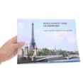 thumbnail image 3 of FONDOTIN Perpetual Calendars 2025 Decorative Hanging for Travel Enthusiasts Paper Monthly Overview 1Pcs, 3 of 8