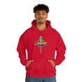 thumbnail image 4 of Multi-Color Cross Hoodie, 4 of 9