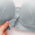 thumbnail image 4 of Aofany Women's Front Button Closure Bra Breathable Comfort No Underwire Full-coverage Bra Senior Wirefree Bra, Lift & Support, 36B/C-46B/C, 4 of 7