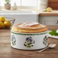 thumbnail image 5 of Portmeirion Botanic Garden 8-inch Soufflé Dish - Assorted Florals Motif, Porcelain Bakeware with Chip-Resistant Glaze - Oven, Microwave, Freezer, Dishwasher Safe for Everyday Use, 5 of 6