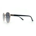 thumbnail image 6 of Classic Round Windsor Dandy Metal Rim Fashion Sunglasses Gold - Smoke, 6 of 8