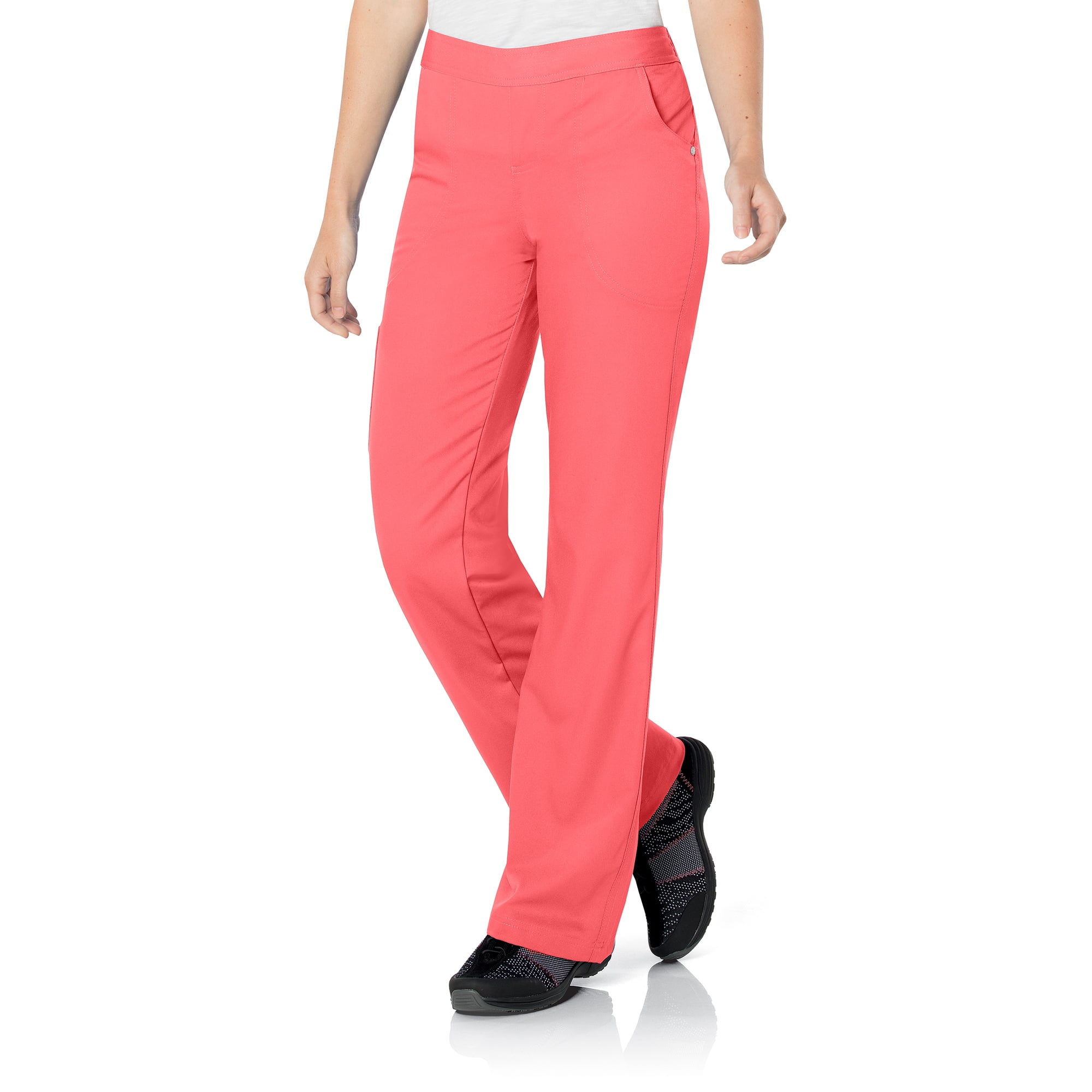 Urbane Ultimate Scrub Pants for Women: 3 Pocket, Modern Tailored Fit ...