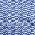 thumbnail image 1 of oneOone Cotton Cambric Medium Blue Fabric Asian Ikat Diy Clothing Quilting Fabric Print Fabric By Yard 56 Inch Wide, 1 of 4