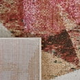 thumbnail image 6 of SAFAVIEH Phoenix Abagail Abstract Area Rug, Ivory/Terracotta, 6'7" x 6'7" Square, 6 of 7