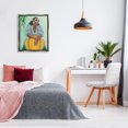 thumbnail image 2 of Stupell Stylish Woman Trendy Portrait Beauty & Fashion Painting Gray Floater Framed Art Print Wall Art, 2 of 6