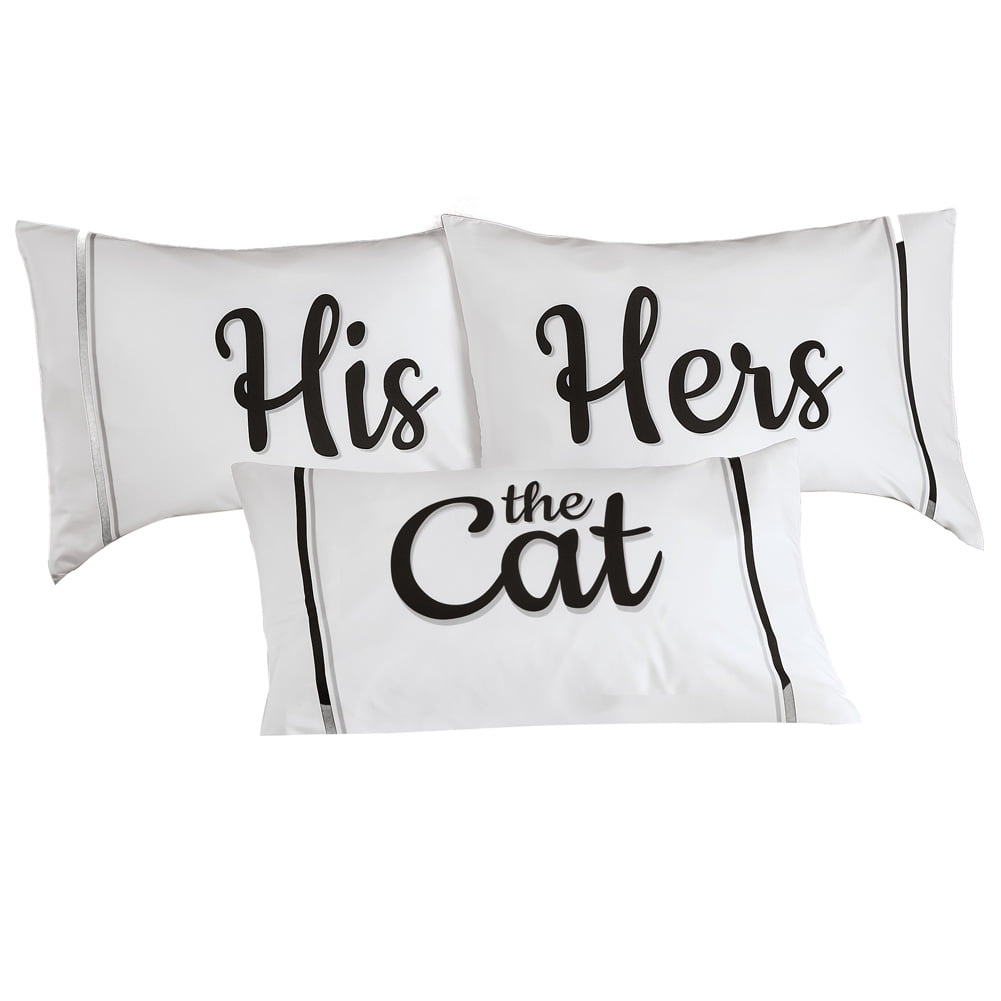 CAT and DOG pillowcases Pet Lover bedding Pillowcase set House Warming Gift New 