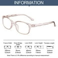 thumbnail image 5 of Fashion Women Ultralight High Definition Presbyopia Eyeglasses PC Frame Far Sight Eyewear Reading Glasses PURPLE STRENGTH +4.00, 5 of 8