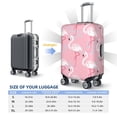 thumbnail image 6 of Naloa Pink Flamingo Elastic Suitcase Protector, Travel Suitcase Protector Cover Fits 18-32in Suitcase - Small, 6 of 9