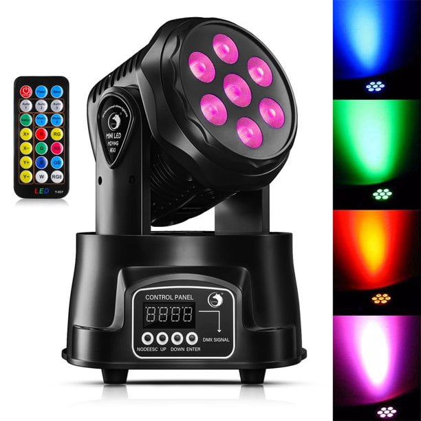 UKing Moving Head Light RGBW LED Stage Strobe Lights for Party DJ Disco