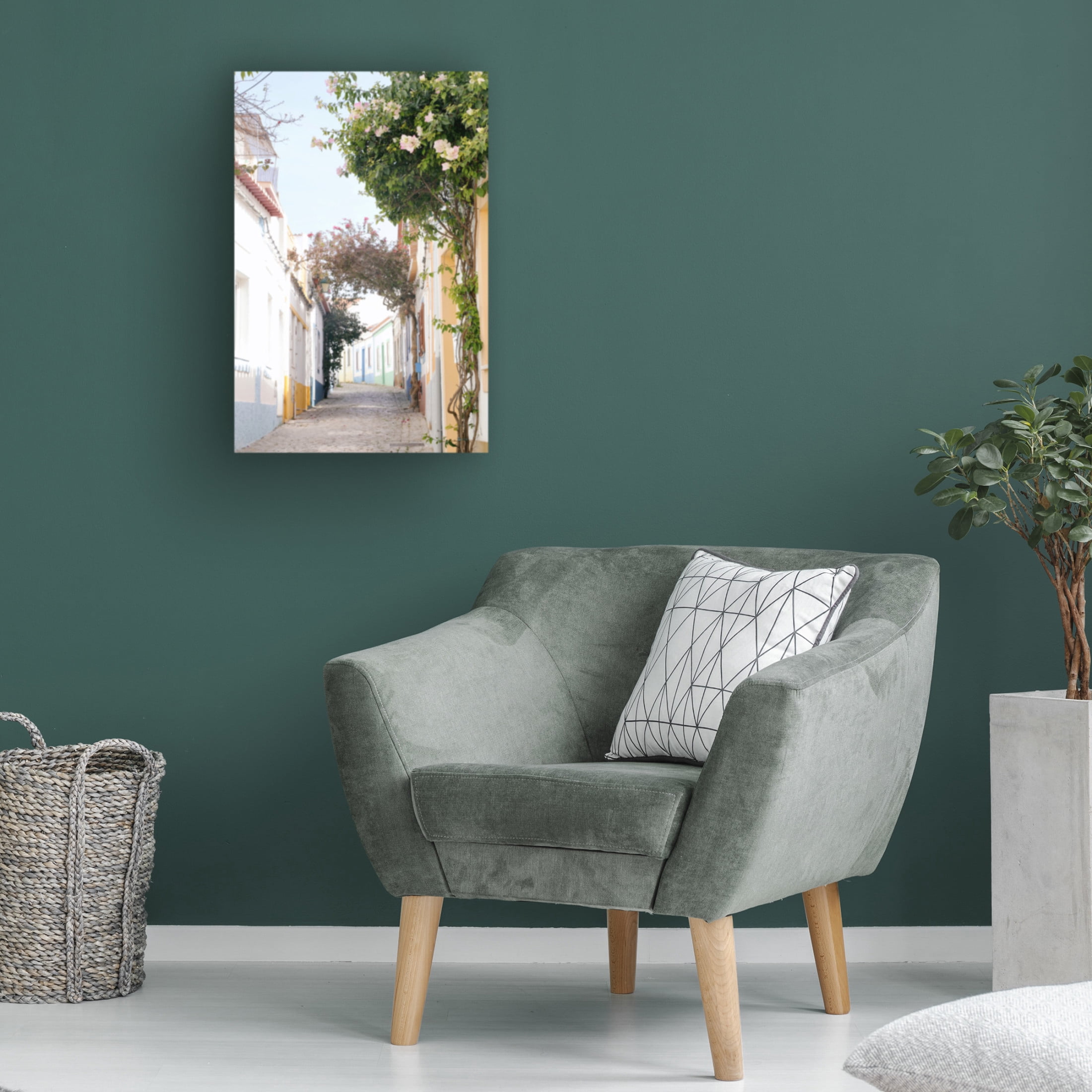 Canvas Wall Art - Carina Okula 'Portuguese Perfection' Wall Art for Living Room, Bedroom, or Office Décor by Trademark Fine Art - 16 x 24 Inches