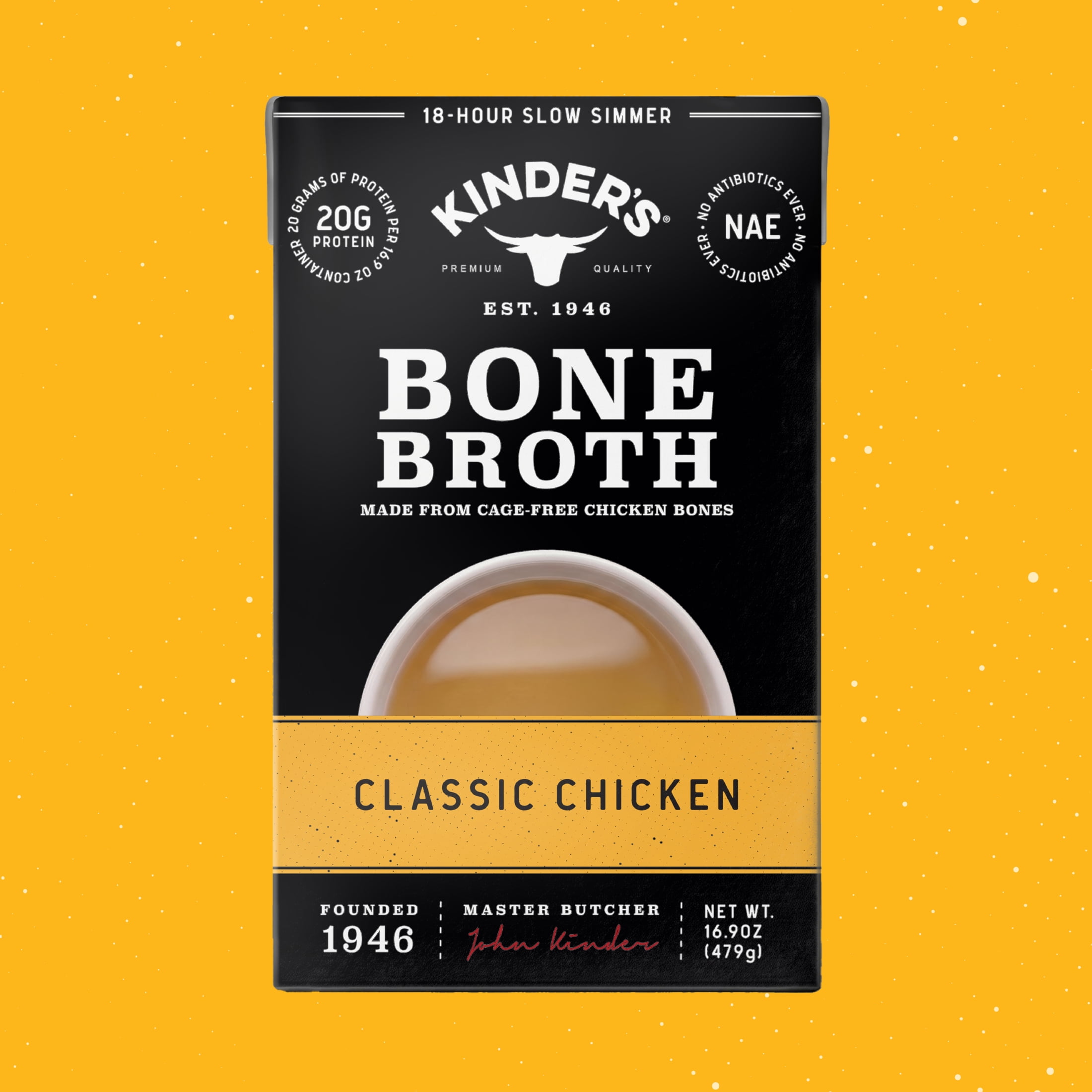 Kinder's Classic Chicken Bone Broth, 16.9 oz
