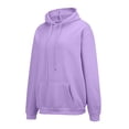 thumbnail image 6 of Women's Rhinestone Hooded Sweatshirt Diamond Pullover Bling Crystal Hoodie Casual Streetwear Y2K Vintage Aesthetic Loose Fall Fashion Cozy Loungewear Top, 6 of 9