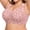 Leopard Pink, variant on Wireless Push Up Jelly Bra For Women, Full Coverage Plus Size Supportive Everyday Bralette, S-4XL
