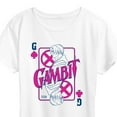 thumbnail image 3 of Marvel X-Men - Gambit Playing Card - Women's Short Sleeve Graphic T-Shirt, 3 of 5