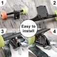 thumbnail image 2 of 10 Pcs 3 mm Skateboard Riser Shock Pads Longboard Rise Pads Skateboard Shock Pads Soft Longboard Shockpads, 2 of 6