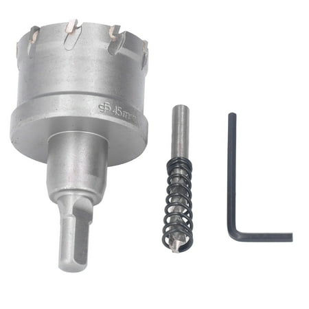 

Hole Saw Drill Bit Opener Carbide TCT Cutter Drilling Cutting Tool for Metal Wood45mm / 1.77in