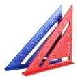 thumbnail image 6 of Triangle Ruler 7Inch Measurement Tool Cast Aluminium Carpenter Set Square Angle Woodworking Tools Try Square Triangular Metric/Inch, 6 of 6