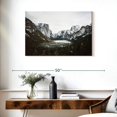 thumbnail image 3 of Elephant Stock Yosemite Winter Magic Wall Art - Horizontal Canvas Wall Art - Living Room Wall Decor - Nature Canvas - White And Black Decor - 36" x 24", 3 of 8