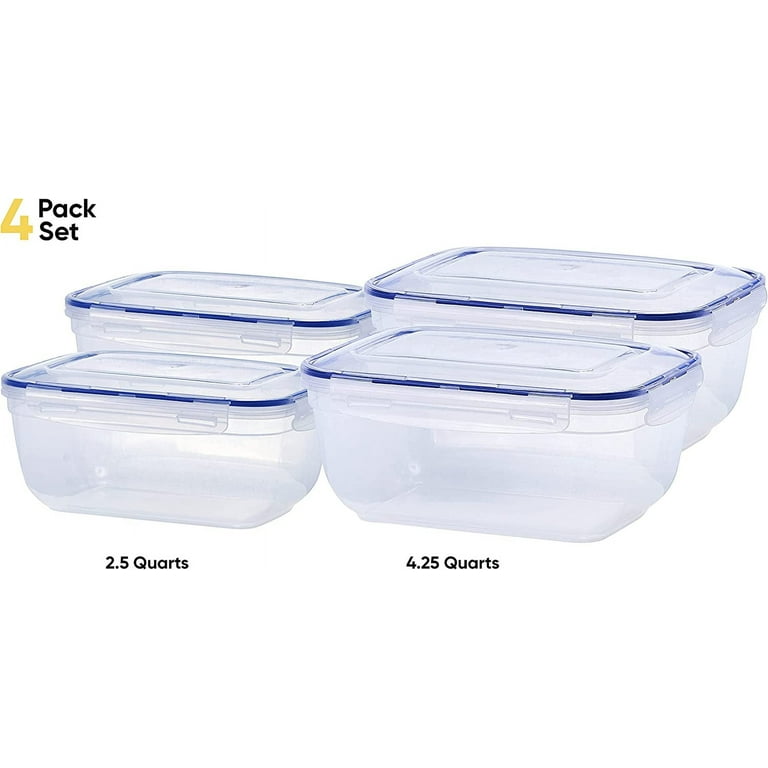 Glad 3-Pack 2-quart Plastic Bpa-free Reusable Food Storage Container with  Lid in the Food Storage Containers department at