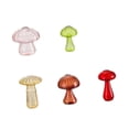 thumbnail image 3 of Jarrones de vidrio con forma de hongo Jarrones para plantas hidropónicas Jarrones decorativos lindos con flores 5 piezas, 3 of 9