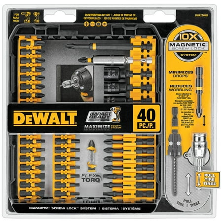 

Dewalt 40 Piece Impact Ready Screwdriver Set ToughCase+ System