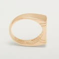thumbnail image 3 of LBG British Made 10k Rose Gold Cubic Zirconia Mens Band Ring - 25 size options - Size 8.25, 3 of 6