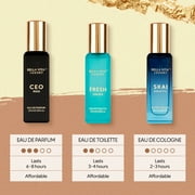Bella Vita Organic Man Perfume Gift Set for Men, Luxury Scent with Long Lasting Fragrance, 4x20 ml Perfumes