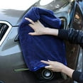thumbnail image 5 of CarCarez Large Microfiber Water Absorbing Drying Towel, 500 GSM, 25x36 Inch, Blue, 5 of 6