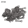 thumbnail image 3 of Uxcell Sewing Hooks and Eyes Closure Set for Trousers DIY, Dark Bronze, 20 Sets, 3 of 4