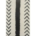 thumbnail image 5 of Ox Bay Herringbone Black / Cream Chevron Tufted Stripe Cozy Poly-Fill 20 In. X 20 In. Cotton Throw Pillow, 5 of 8