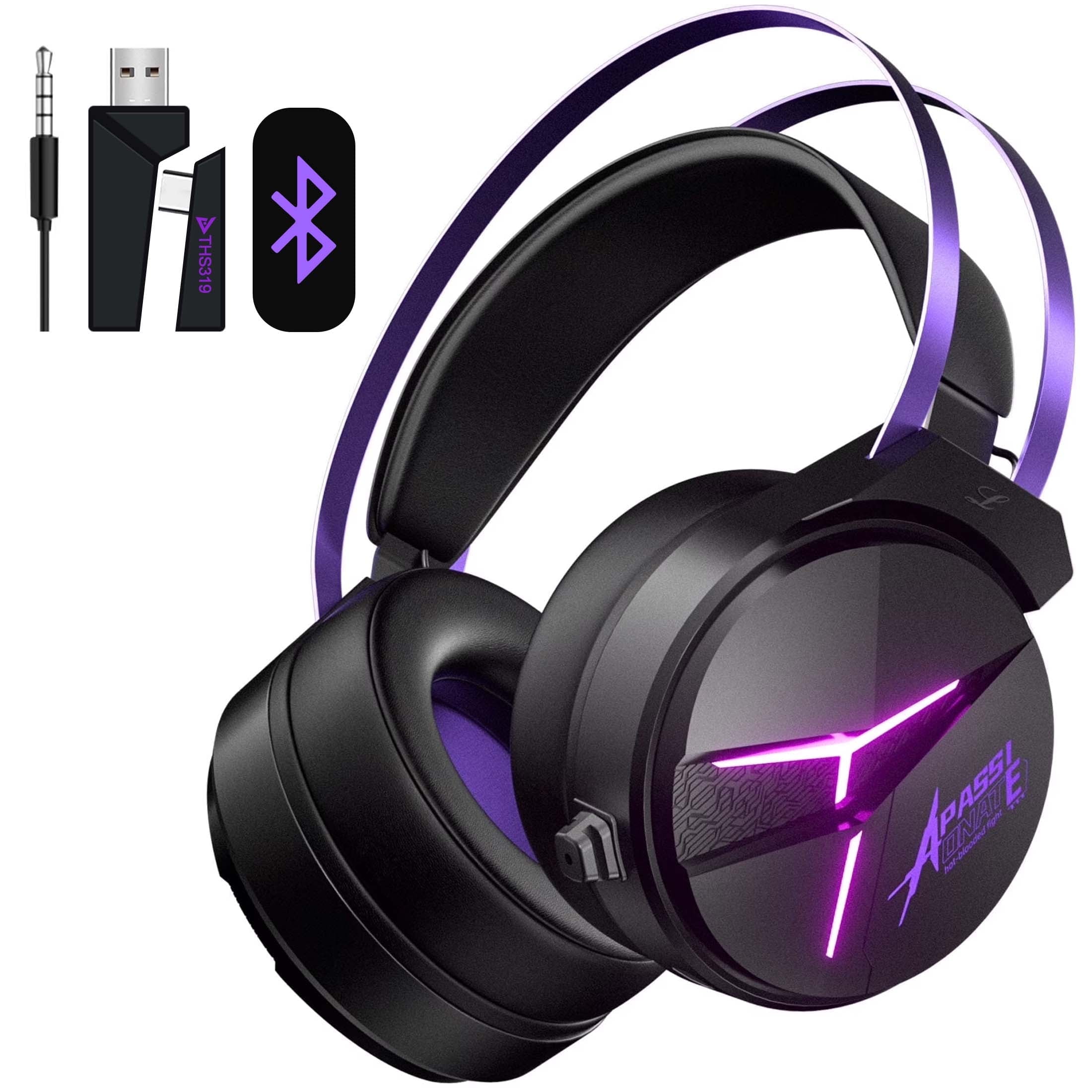Logitech G733 ゲーミングヘッドセット パープル Logitech G733 LIGHTSPEED Wireless Gaming Headset, RGB Lighting