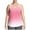 Pink, variant on AherBiu Plus Size Tank Tops for Women Gradient Color Crewneck Sleeveless Camisole Shirts Summer Top Tees