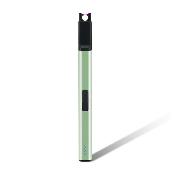 Generic Windproof USB Rechargeable Arc Pulse Lighter for BBQ, Camping, and Outdoor Use - Flameless, Safe, and Eco-Friendly Ignition Tool with Battery Indicator