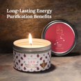thumbnail image 2 of Magnificent 101 Long Lasting Leo Zodiac Candle | 6 Oz - 35 Hour Burn | All Natural & Organic ‎‎Sunflower Orange Scented Soy Wax Candle | Harness the Power of Astrological Signs to Find Your Strength, 2 of 6