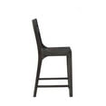 thumbnail image 3 of Porter Designs Fall River Solid Sheesham Wood 24" Dining Chair - Gray, 3 of 6