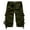 Army Green, variant on Puntoco Beach Shorts Pants,Men'S Plus Size Cargo Shorts Multi-Pockets Relaxed Summer Beach Shorts Pants Wine 8(XL)