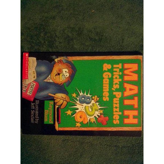 Pre-Owned Math Tricks, Puzzles and Games, 9780439253338, 0439253330, Paperback,