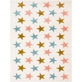 thumbnail image 2 of Unique Loom Whimsy Kids Collection Area Rug - Twinkle (10' x 13' 1" Rectangle Multi/Ivory), 2 of 9